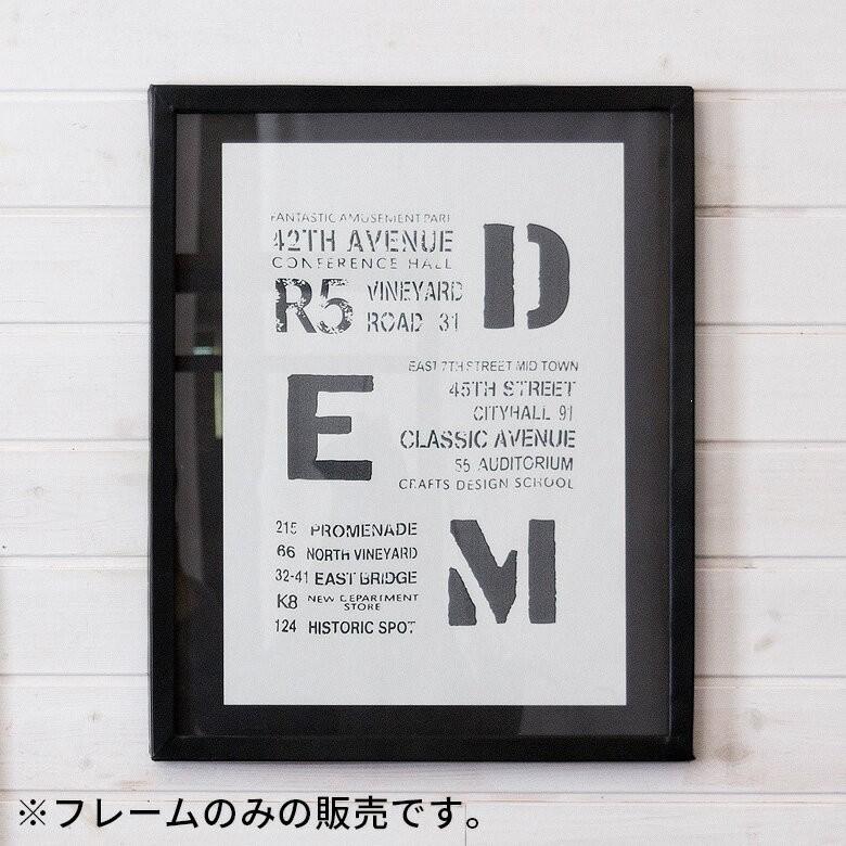 アートパネル フォトフレーム ポスター ウォールデコレーション 額 約40cm×50cm 壁掛け 黒 インテリア おしゃれ 92064 | ブランド登録なし | 01