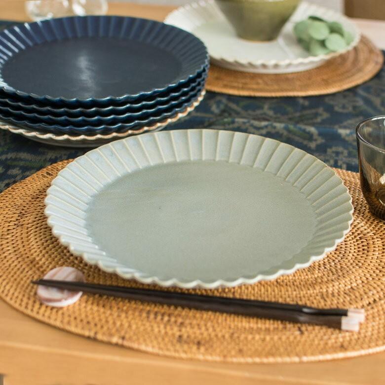 大皿 27.8cm 陶器製 プレート皿 食器 平皿 丸皿 メインディッシュ