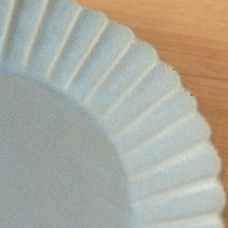 中皿 20.6cm 陶器製 プレート皿 食器 平皿 丸皿 花型プレート ランチプレート 和食器 洋食器 おしゃれ カフェ キッチン用品 92081 | ブランド登録なし | 10