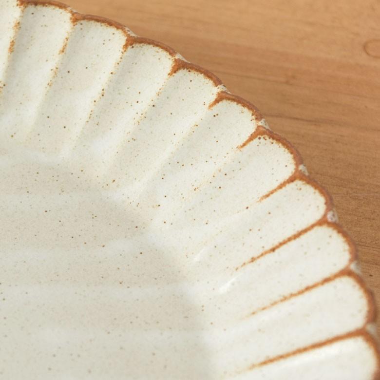 中皿 20.6cm 陶器製 プレート皿 食器 平皿 丸皿 花型プレート ランチプレート 和食器 洋食器 おしゃれ カフェ キッチン用品 92081 | ブランド登録なし | 12