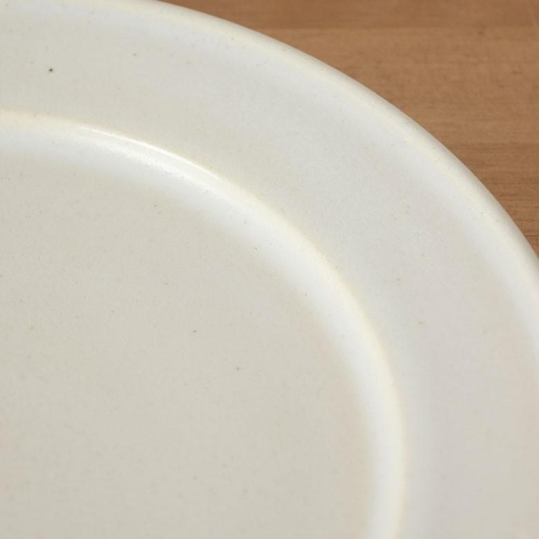 中皿 21.3cm 陶器製 プレート皿 食器 平皿 丸皿 電子レンジ・オーブン使用可 白 カラメル キッチン用品 92083 | ブランド登録なし | 10