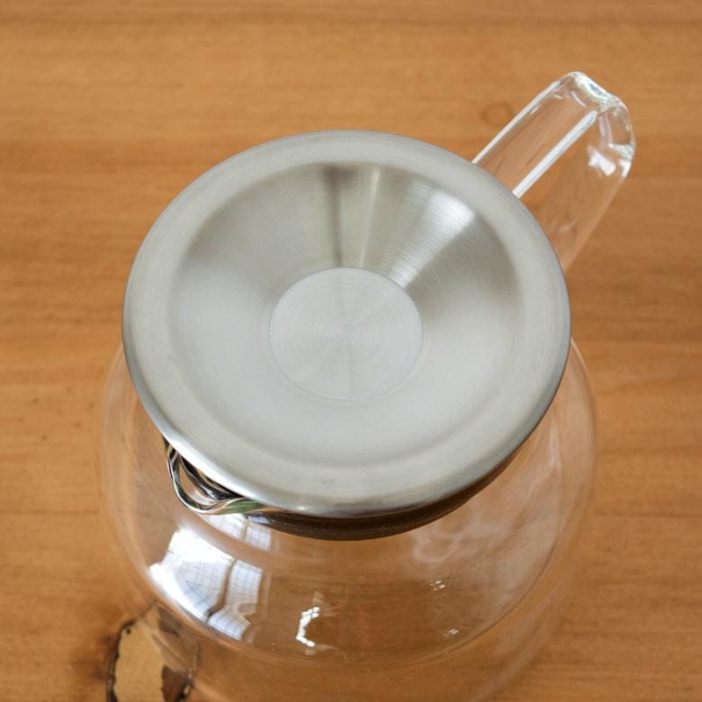 ティーポット 450ml 耐熱ガラス ガラス茶器 ガラスポット 電子レンジOK ガラスのみ 紅茶ポット キッチン用品 92090 | ブランド登録なし | 02