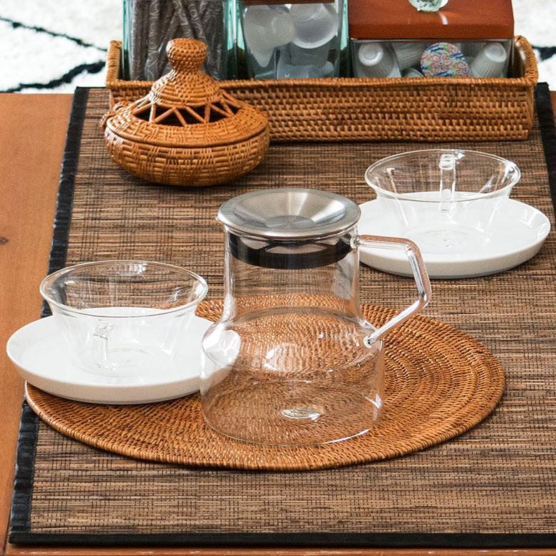 ティーポット 700ml 耐熱ガラス ガラス茶器 ガラスポット 電子レンジOK ガラスのみ 紅茶ポット キッチン用品 92091 | ブランド登録なし | 04