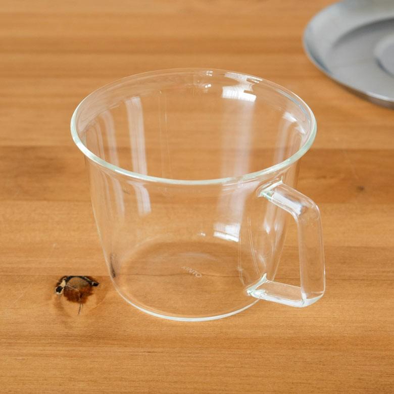 コーヒーカップ＆ソーサー 耐熱ガラス ステンレス製受け皿 220ml 電子レンジOK ガラスのみ 食器 ティーカップ コップ マグカップ ガラス製 キッチン用品 92094 | ブランド登録なし | 05