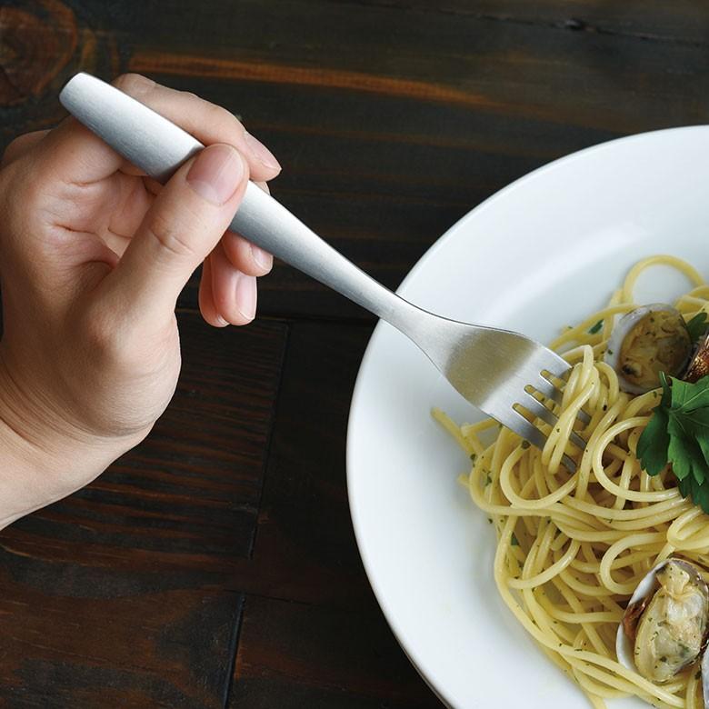 フォーク シルバー おしゃれ カトラリー  ステンレス マット仕上げ  プレゼント テーブルウエア キッチン 92099 | ブランド登録なし | 01