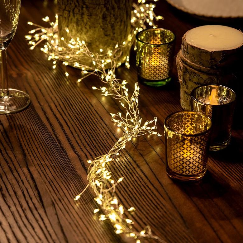 イルミネーションライト LEDライト 電飾 ガーランド クリスマスツリー装飾 USB式 調光可能 照明器具 92106 | ブランド登録なし | 02