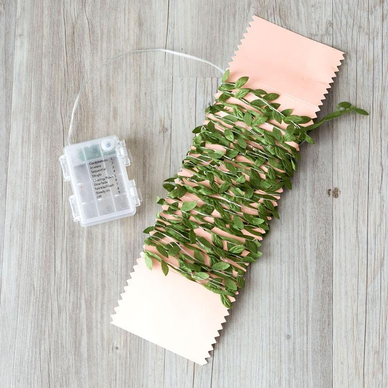 イルミネーションライト LEDライト 電飾 ガーランド クリスマスツリー装飾 リモコン付き グリーンリーフ 乾電池式 照明器具 92109 | ブランド登録なし | 10