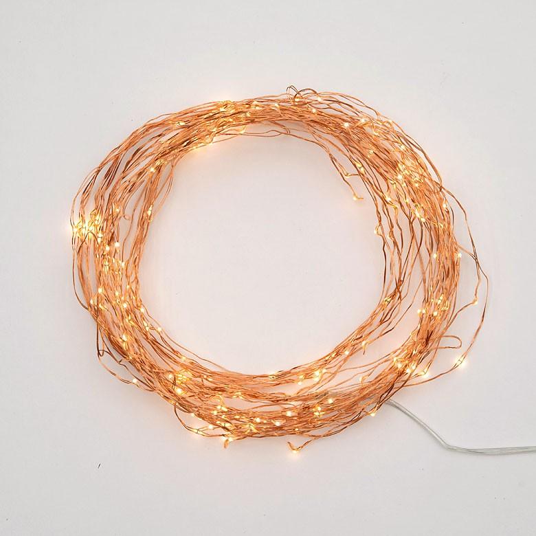 イルミネーションライト LEDライト 電飾 ガーランド クリスマスツリー装飾 ワイヤー USB式 点滅 照明器具 92110 | ブランド登録なし | 01