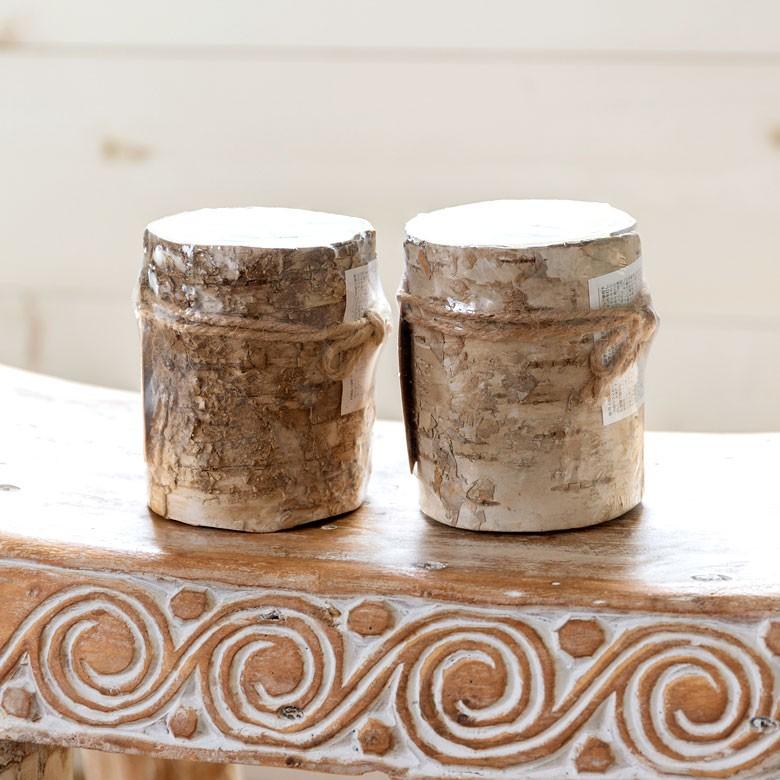 キャンドル ろうそく パークピラーキャンドル Sサイズ 切り株風 無香料 樹木 クリスマス 92111 | ブランド登録なし | 08