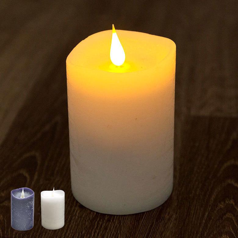 LEDキャンドルライト キャンドル型LEDライト イルミネーション エンキンドル ラスティクピラー クリスマス装飾 インテリア 照明器具 92114 | ブランド登録なし