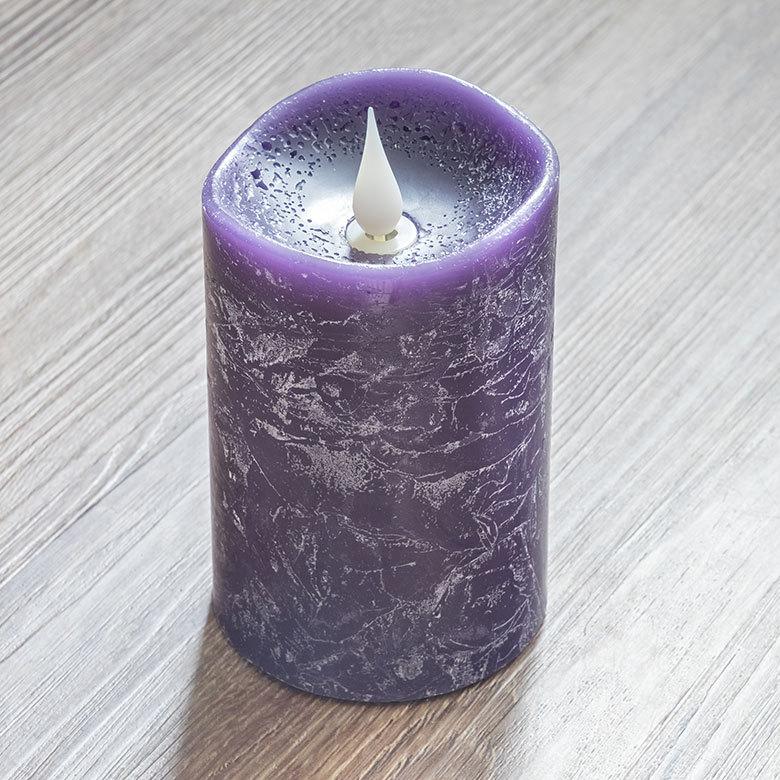 LEDキャンドルライト キャンドル型LEDライト イルミネーション エンキンドル ラスティクピラー クリスマス装飾 インテリア 照明器具 92114 | ブランド登録なし | 05