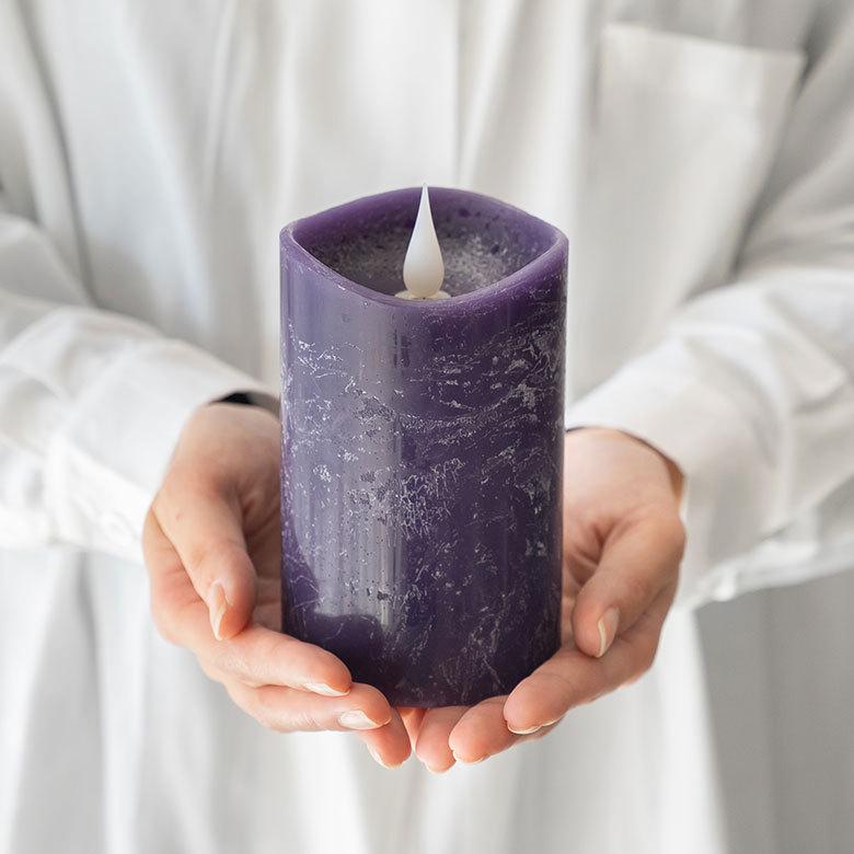 LEDキャンドルライト キャンドル型LEDライト イルミネーション エンキンドル ラスティクピラー クリスマス装飾 インテリア 照明器具 92114 | ブランド登録なし | 11