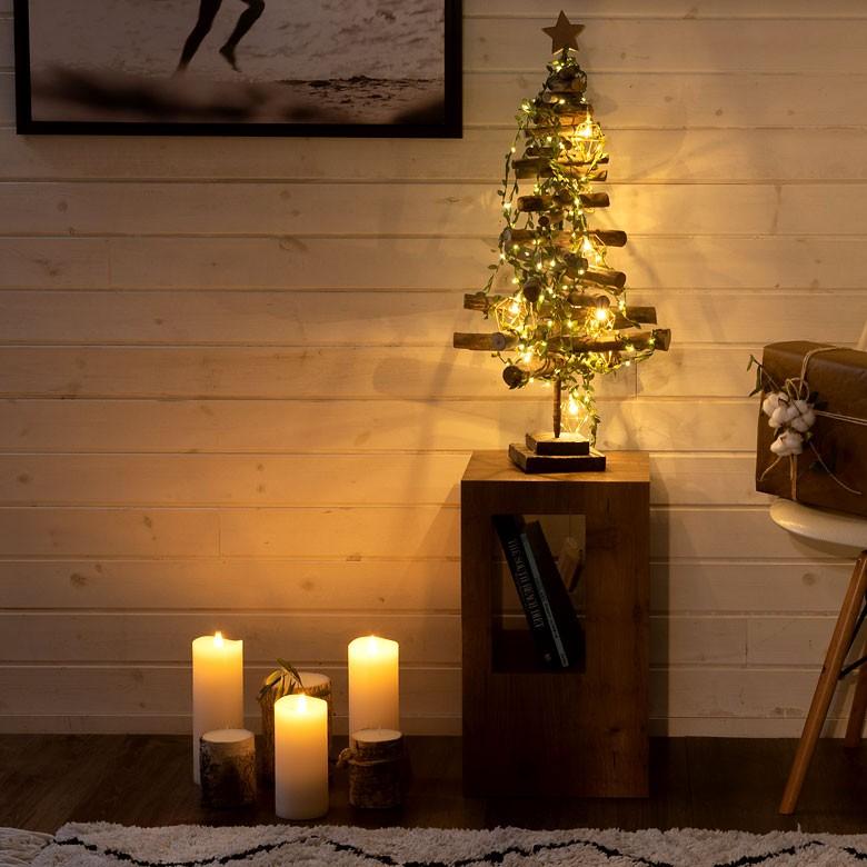 LEDキャンドルライト キャンドル型LEDライト イルミネーション エンキンドル ラスティクピラー Mサイズ クリスマス装飾 インテリア 照明器具 92115 | ブランド登録なし | 15