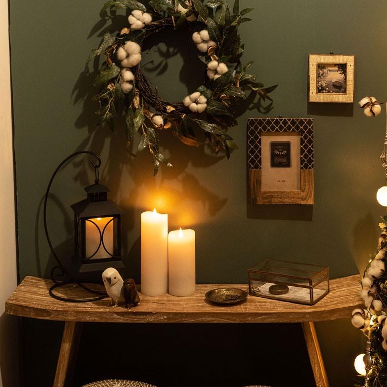 LEDキャンドルライト キャンドル型LEDライト イルミネーション エンキンドル ラスティクピラー Mサイズ クリスマス装飾 インテリア 照明器具 92115 | ブランド登録なし | 06