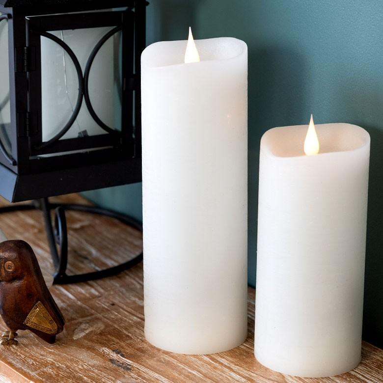 LEDキャンドルライト キャンドル型LEDライト イルミネーション エンキンドル ラスティクピラー Lサイズ クリスマス装飾 インテリア 照明器具 92116 | ブランド登録なし | 06