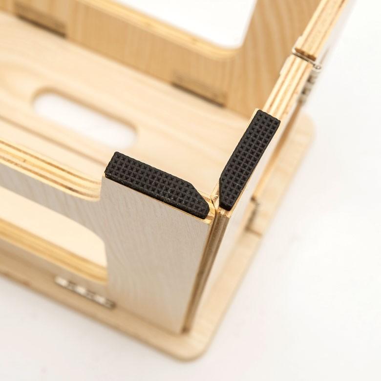 踏み台 ステップ 木製 折り畳み 持ち手つき 高さ約31cm  スリム コンパクト おしゃれ 92118 | ブランド登録なし | 07