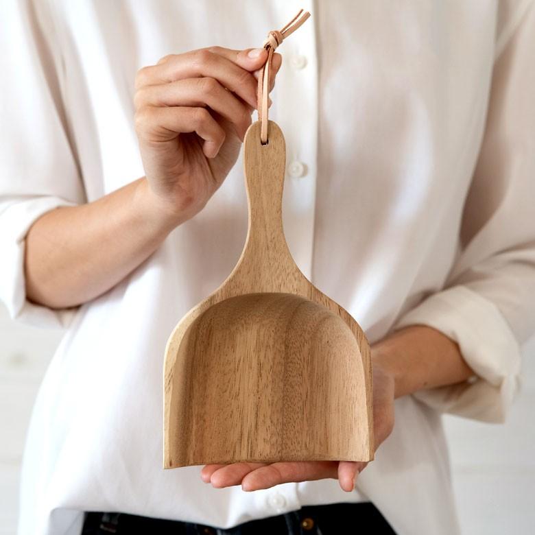 ちりとり 室内 掃除 キッチン 車内 木製 おしゃれ くず入れ コンパクト 92120 | ブランド登録なし | 06