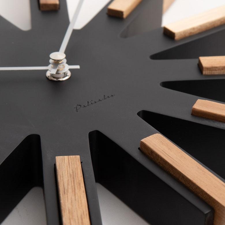 壁掛け時計 時計 壁おしゃれ ウォールクロック 木製 スイープムーブメント 静か 北欧 シンプル インテリア 92140 | ブランド登録なし | 04