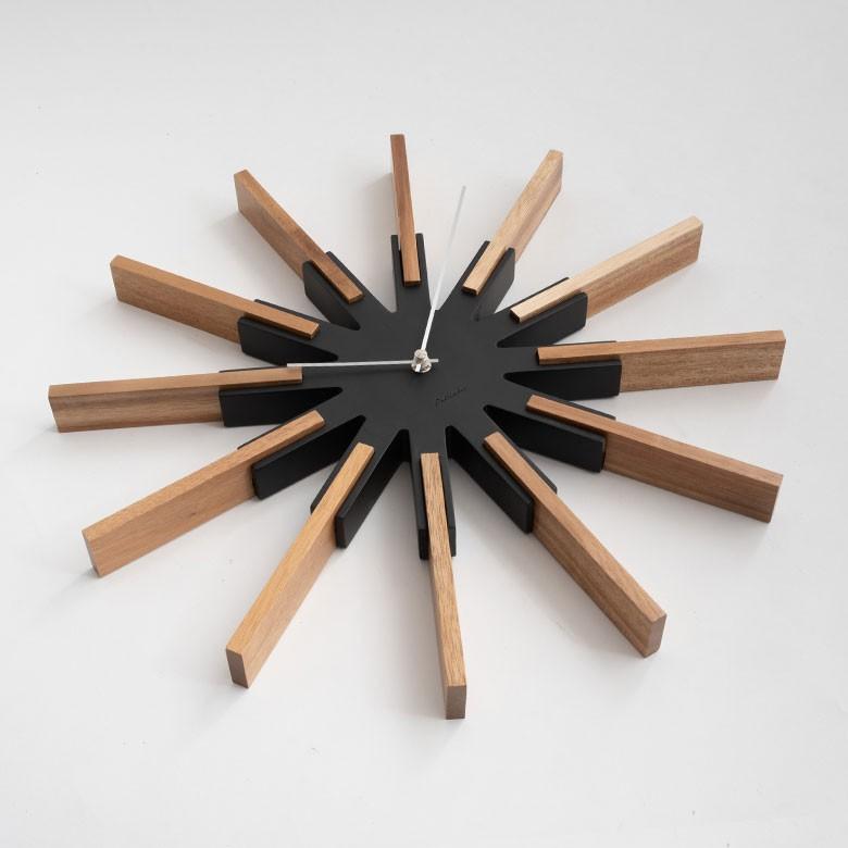 壁掛け時計 時計 壁おしゃれ ウォールクロック 木製 スイープムーブメント 静か 北欧 シンプル インテリア 92140 | ブランド登録なし | 08