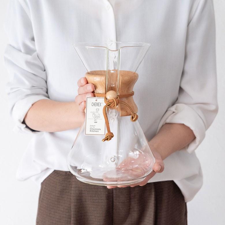 コーヒーメーカー ケメックス 10カップ ガラス 木製 ドリップ式 10杯用 サーバー 一体型 おしゃれ デザイン 大きめ 92141 | ブランド登録なし | 10