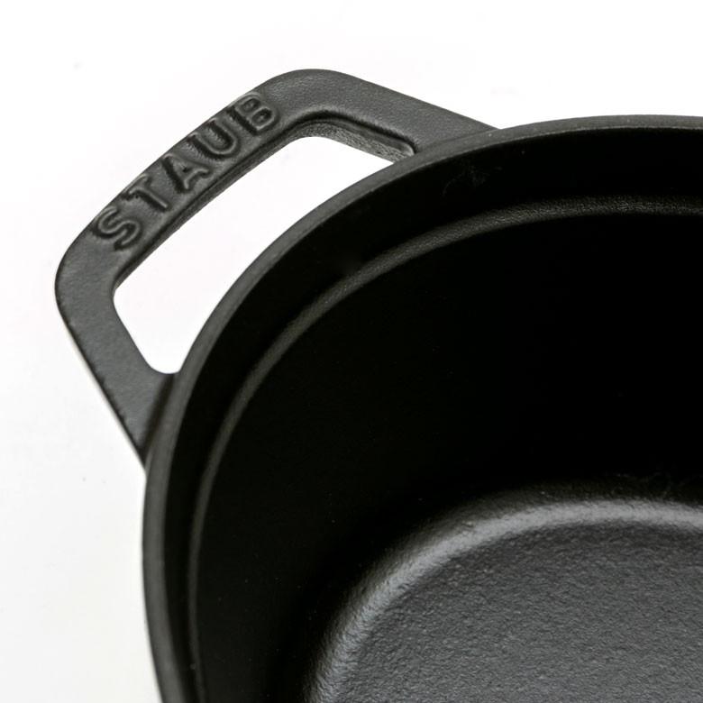 鍋 ストウブ 鋳鉄 ホーロー ブラック グレー オーバル 23cm IH対応 食洗器可 オーブン可 容量2.35L 無水調理 92146 | ブランド登録なし | 06