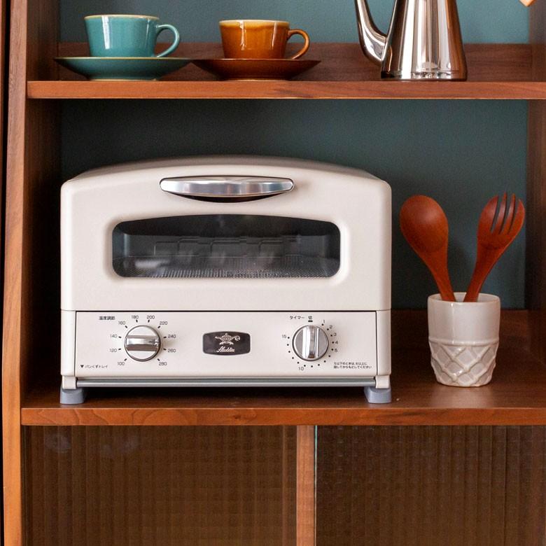 トースター アラジン オーブントースター グリーン ホワイト グラファイトヒーター 最大280℃ 食パン４枚 グリルパン付 グリルネット付 調理器具 おしゃれ 92147 | ブランド登録なし | 01