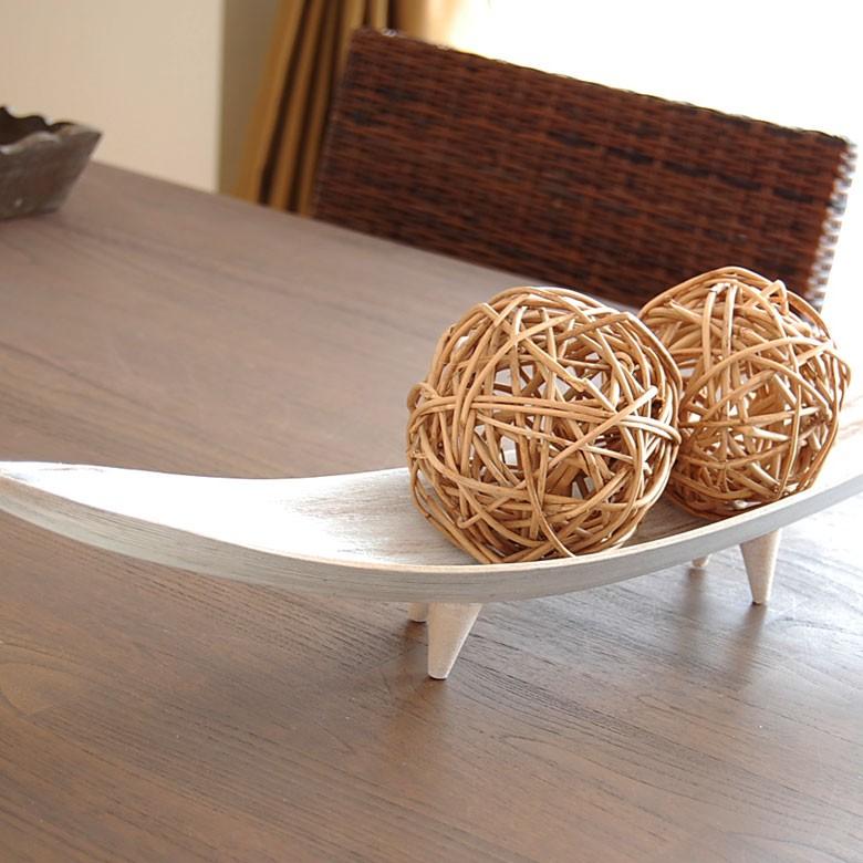 トレー トレイ デコレーショントレー パームリーフ オブジェ アジア アジアン雑貨 ナチュラル ホワイト おしゃれ 9232 | ブランド登録なし | 06