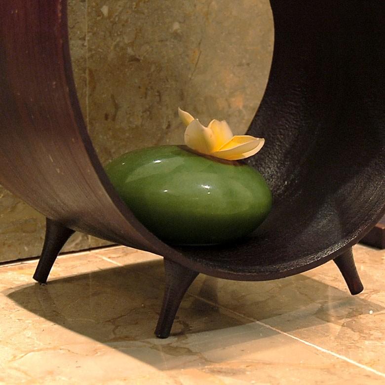 トレー トレイ デコレーショントレー オブジェ アジア アジアン雑貨 ナチュラル ウッド パームリーフ おしゃれ 9233 | ブランド登録なし | 03