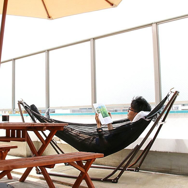 自立式ポータブルハンモック ハンモック 室内 チェアー 自立 ハンギングチェア スタンド 組み立て 93000 | ブランド登録なし | 06