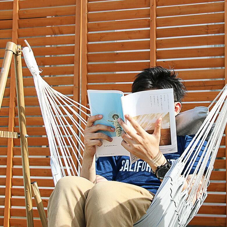 自立式ハンモックチェア ハンモック チェア ハンガーラック 3WAY 室内 自立 ゆるふわ ハンギングチェア おしゃれ 組み立て 持ち運び ポータブル 93002 | ブランド登録なし | 09