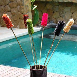 アートフラワー 造花 アートプランツ ブラック 花 飾り インテリア キャットテイルフラワー アジアン 雑貨 フェイク フラワー リゾート アジア工房 9321 | ブランド登録なし | 05