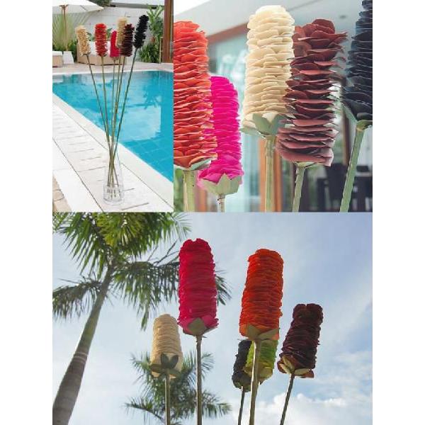 アートフラワー 造花 アートプランツ グリーン 花 飾り インテリア キャットテイルフラワー アジアン 雑貨 フェイク フラワー リゾート アジア工房 9325 | ブランド登録なし | 03