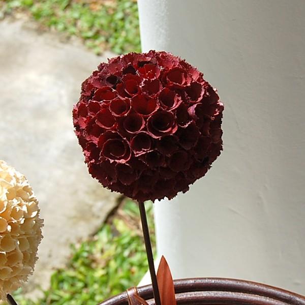 造花 アートプランツ オブジェ ワインレッド アーティフィシャルフラワー フェイク インテリア デコレーション バリ 雑貨 置き物 花飾り アジア工房 9328 | ブランド登録なし | 02