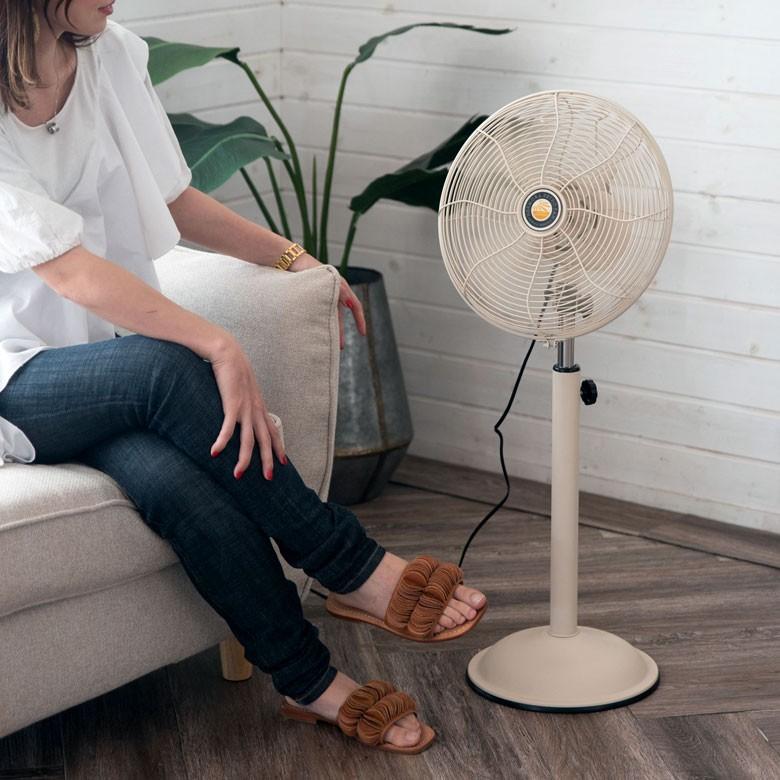 扇風機 サーキュレーター 送風機 首振り レトロファンフロア RF-021 床置 角度調整 ハモサ 節電 熱中症対策 94001 | HERMOSA | 14