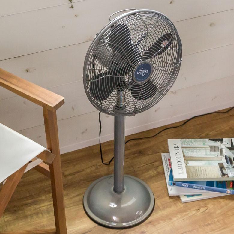 扇風機 サーキュレーター 送風機 首振り レトロファンフロア RF-021 床置 角度調整 ハモサ 節電 熱中症対策 94001 | HERMOSA | 05