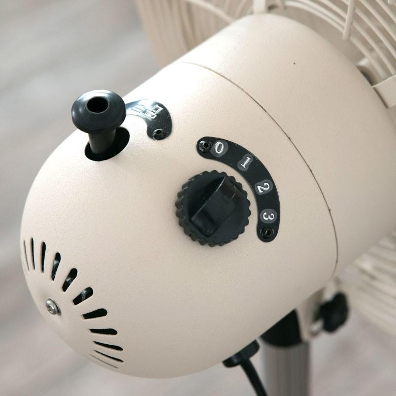 扇風機 サーキュレーター 送風機 首振り レトロファンフロア RF-021 床置 角度調整 ハモサ 節電 熱中症対策 94001 | HERMOSA | 06