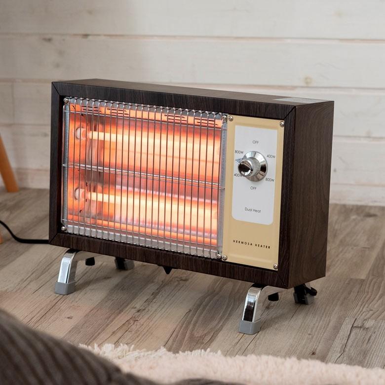 ヒータ レトロ 電気ストーブ ウォールナット 家電 冬 暖房器具 ヒータ レトロ 電気ストーブ ウォールナット 家電 冬 暖房器具