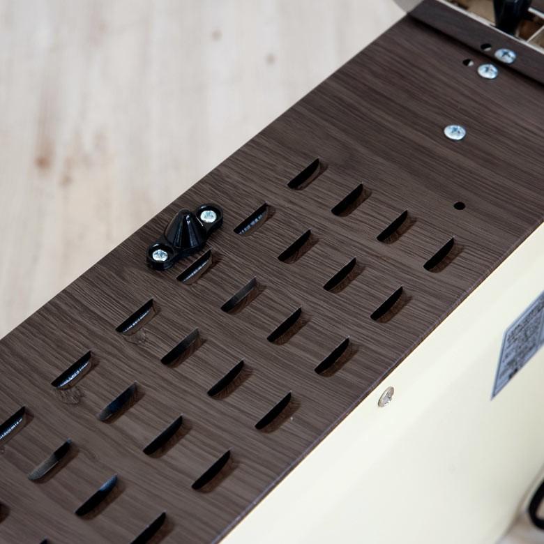 ヒータ レトロ 電気ストーブ ウォールナット 家電 冬 暖房器具