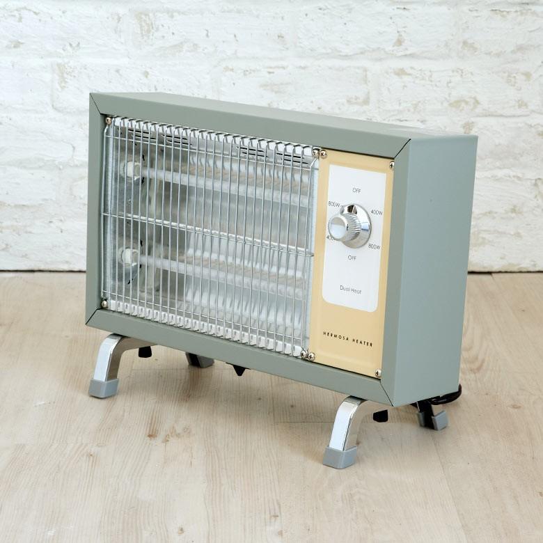 ヒータ レトロ 電気ストーブ グレー 家電 冬 暖房器具 スチール ヴィンテージ アンティーク 北欧 おしゃれ 94014 | ブランド登録なし | 02