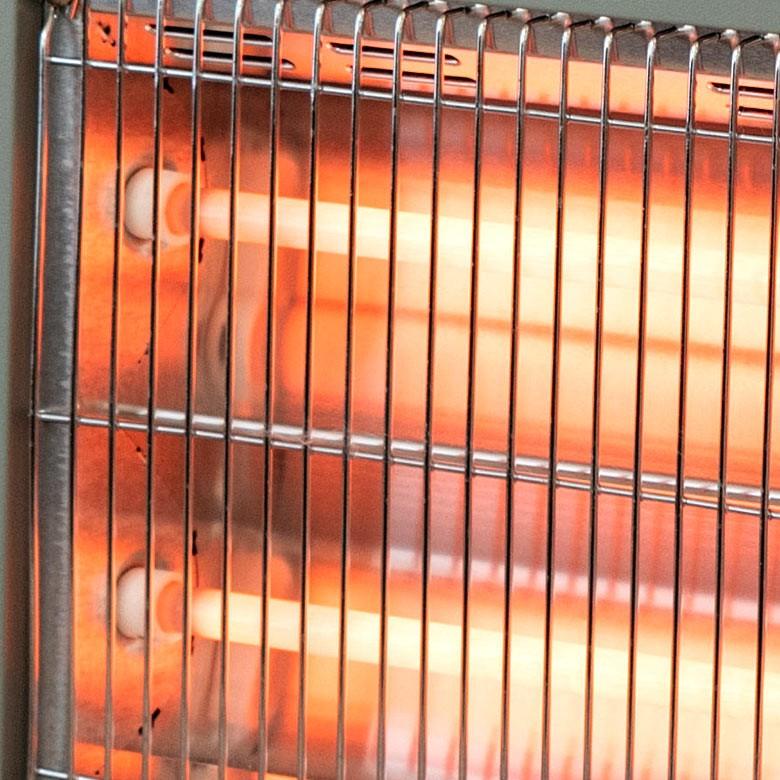 ヒータ レトロ 電気ストーブ グレー 家電 冬 暖房器具 スチール ヴィンテージ アンティーク 北欧 おしゃれ 94014 | ブランド登録なし | 06