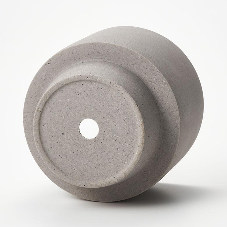 植木 鉢 ポリ ストーン セメント 調 6号 受皿 底穴あり 中型 Mサイズ 直径 約 18cm 高さ 17.5cm プランター カバー おしゃれ 北欧 カフェ 雑貨 西海岸 94028 | ブランド登録なし | 10