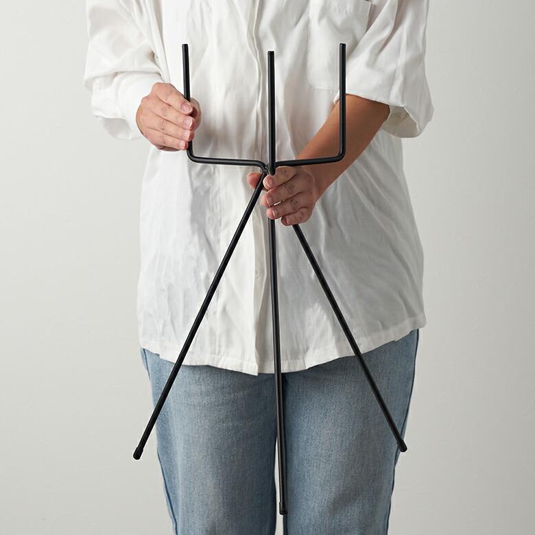 プランター スタンド フォーク型 アイアン 鉄 高さ 50cm 植木 鉢