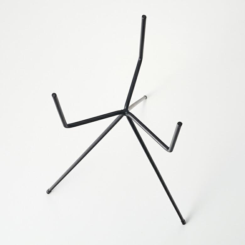 プランター スタンド フォーク型 アイアン 鉄 高さ 50cm 植木 鉢 ブラック 6号 ポット ラック フラワー 3本 三脚 おしゃれ 北欧 雑貨 インテリア 西海岸 94036 | ブランド登録なし | 09