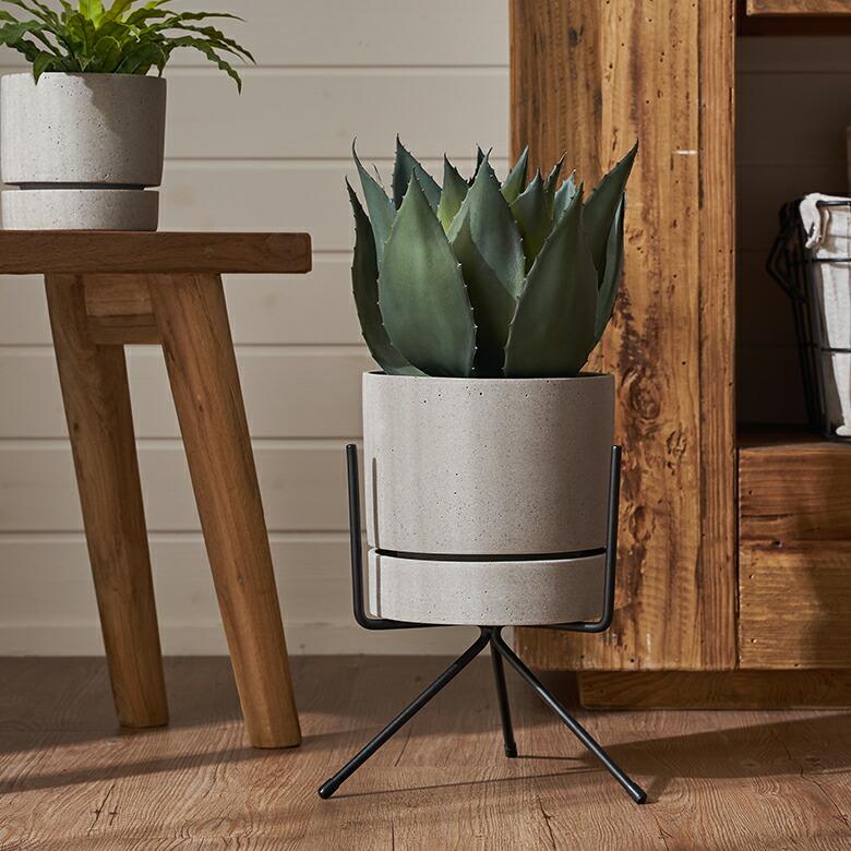 プランター スタンド フォーク型 アイアン 鉄 高さ 25cm 植木 鉢