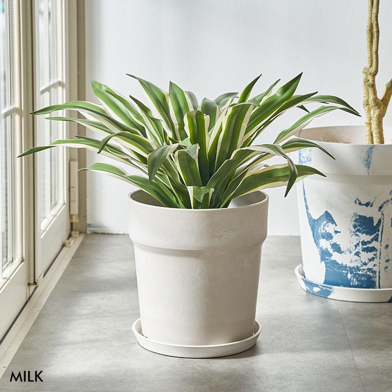 植木 鉢 マーブル 模様 セメント 調 大理石 風 8号 受皿 底穴あり 大型 直径 26.5cm 高さ 28cm プランター カバー おしゃれ 北欧 カフェ 雑貨 西海岸 94038 |  | 10