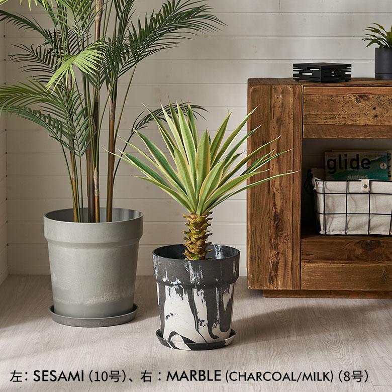 植木 鉢 マーブル 模様 セメント 調 大理石 風 8号 受皿 底穴あり 大型 直径 26.5cm 高さ 28cm プランター カバー おしゃれ 北欧 カフェ 雑貨 西海岸 94038 |  | 11