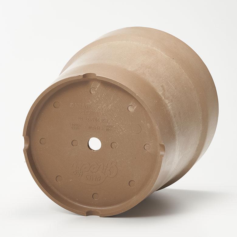 植木 鉢 マーブル 模様 セメント 調 大理石 風 8号 受皿 底穴