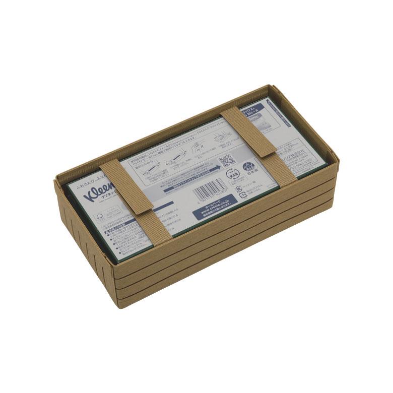 ティッシュ ケース 薄型 スリム カバー 紙 ペーパー 和紙 ボックス 箱 エシカル 卓上 袋 用 タイプ おしゃれ 北欧 リゾート 雑貨 インテリア 西海岸 94041 | Bandc | 16