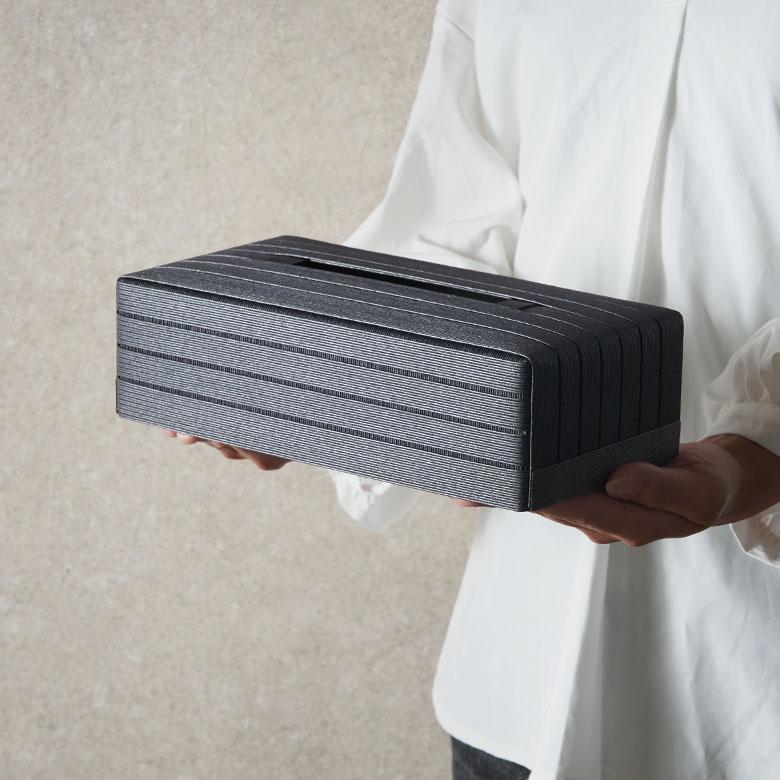 ティッシュ ケース 薄型 スリム カバー 紙 ペーパー 和紙 ボックス 箱 エシカル 卓上 袋 用 タイプ おしゃれ 北欧 リゾート 雑貨 インテリア 西海岸 94041 | Bandc | 13