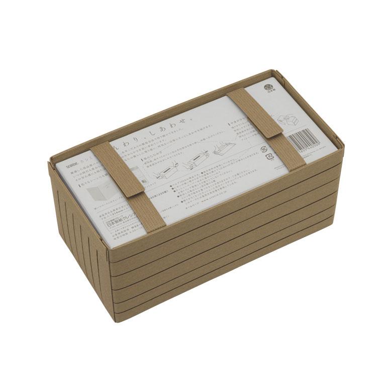 ティッシュ ケース 厚型 カバー 紙 ペーパー 和紙 ボックス 箱 エシカル 卓上 袋 用 タイプ おしゃれ 北欧 リゾート 雑貨 インテリア 西海岸 94044 | Bandc | 16